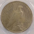 1924 $1 Peace Dollar Straight Clip at K-4 PCGS MS62