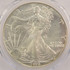 1998 $1 Silver Eagle Struck Through Reverse PCGS MS65