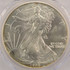 1998 $1 Silver Eagle Struck Through Reverse PCGS MS64