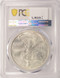2000 $1 Silver Eagle Struck Through Reverse PCGS MS64