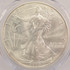 2000 $1 Silver Eagle Struck Through Reverse PCGS MS64