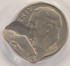 1973-D 10c Roosevelt Dime Double-Struck, 2nd 60% Off-Center Chain Strike PCGS MS62