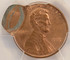 1990 1c Lincoln Cent Double-Struck, 2nd 90% Off-Center PCGS UNC Details
