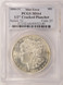 1884-CC $1 Morgan Dollar 1/2'' Cracked Planchet PCGS MS64