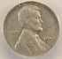 1956 1c Wheat Cent Struck on Silver Dime Blank ANACS AU50