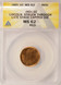 1c Lincoln Cent Mid-Stage Brockage Die Cap Strike ANACS MS62 Red