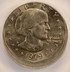 1979-P $1 SBA Dollar Struck 5% Off-Center ANACS MS60