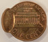1976 1c Lincoln Cent Double-Struck, 2nd 85% Off-Center CACG MS61 RB