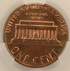 1984 1c Lincoln Cent Cud Major Die Break CACG MS63 Red/Brown
