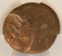 1982-X 1c Lincoln Cent Struck 50% Off-Center CACG MS62 RB