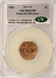 1983 1c Lincoln Cent Struck 35% Off-Center CACG MS62 RB