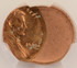 1983 1c Lincoln Cent Struck 45% Off-Center CACG MS63 Red