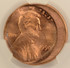 1990 1c Lincoln Cent Struck 12% Off-Center CACG MS63 Red