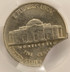 1988-D 5c Jefferson Nickel 6% Curved Clip CACG AU58