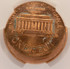 1993 1c Lincoln Cent Struck 10% Off-Center CACG MS64 Red
