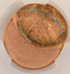 1989 1c Lincoln Cent Struck 40% Off-Center CACG MS62 Red