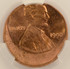 1990 1c Lincoln Cent Struck 15% Off-Center CACG MS63 Red