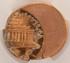 1990 1c Lincoln Cent Struck 40% Off-Center CACG MS64 Red