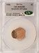 1996 1c Lincoln Cent Struck 65% Off-Center CACG MS62 Red
