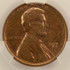 ND 1c Lincoln Cent Struck Thru Obverse CACG MS61 RB