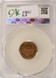 ND 1c Lincoln Cent Struck Thru Obverse CACG MS61 RB