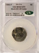 1990-P 5c Jefferson Nickel Struck 20% Off-Center CACG MS64 6FS