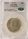 1968-D 50c Kennedy Half 2% Curved Clip CACG AU58