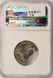1976-D 25c Bicentennial Quarter 25% Off-Center & 20% Curved Clip NGC MS66