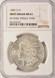 1885-O $1 Morgan Dollar Struck Thru & Partially Retained NGC MS61
