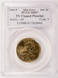 2001-P $1 Sacagawea Dollar 5% Curved Clip PCGS MS67
