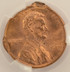1983 1c Lincoln Cent Triple-Struck, 2-3rd Strikes Off-Center CACG MS62 Red