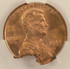 1983 1c Lincoln Cent 15% Ragged Clip CACG MS62 Red