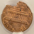 1983 1c Lincoln Cent 15% Ragged Clip CACG MS62 Red