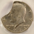 1972-D 50c Kennedy Half 20% Curved Clip & Rim Clip CACG MS62