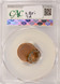 1992 1c Lincoln Cent Struck 55% Off-Center CACG MS63 Red