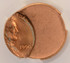 1990 1c Lincoln Cent Struck 55% Off-Center CACG MS63 Red