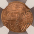 1989 1c Lincoln Cent Double-Struck, 2nd 60% Off-Center DSBS NGC MS65 Red