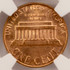 1c ND Lincoln Cent Obverse Die Cap Strike NGC MS64 Red