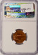 1989-P 5c Jefferson Nickel on 1989 Cent Double-Denomination NGC MS65 Red