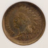 1901 1c Indian Cent Struck 5% Off-Center NGC AU53
