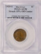 1929-S 1c Wheat Cent Struck 15% Off-Center PCGS AU50