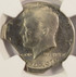 1976-D 50c Kennedy Half Triple Curved Clipped & 5% Off-Center NGC MS64