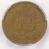 1901 1c Indian Cent 30% Split Planchet After Strike PCGS F15
