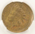 1907 1c Indian Cent Struck 3% Off-Center CACG XF45