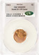 1983 1c Lincoln Cent Struck 35% Off-Center CACG MS65 Red