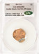 1989 1c Lincoln Cent Double-Struck, 2nd 95% Off-Center CACG MS63 Red