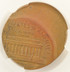 1973-S 1c Lincoln Cent Struck 35% Off-Center CACG AU58 Brown