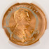 1999 1c Lincoln Cent Uncentered Broadstruck CACG MS64 Red