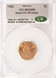 1983 1c Lincoln Cent Struck 40% Off-Center CACG MS63 Red