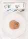 2000 1c Lincoln Cent Struck 50% Off-Center CACG MS62 Red